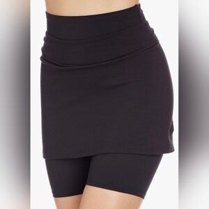 SPANX Black Power Skort